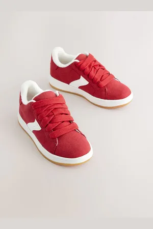 Next Red Lace-Up Chunky Trainers AU 4 (EU 37)