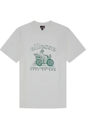 Ellesse Mens Mellino 100% Cotton White T-Shirt M