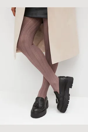 Next Pink Patterned Tights 1 Pack M