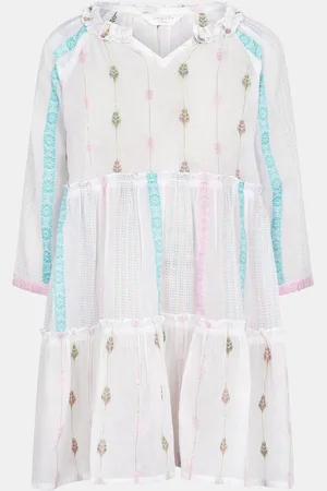 Accessorize Girls Mini Me Jacquard 100% Cotton Dress 146152cm
