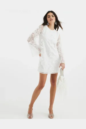 River Island Floral Appliqué Shift Dress 12