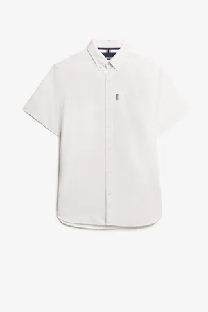 Superdry Oxford Short Sleeve 100% Cotton Shirt S