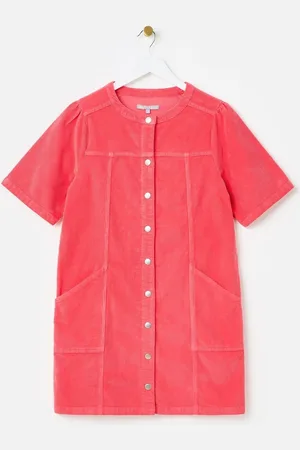 Oliver Bonas Corduroy Mini Dress AU 16