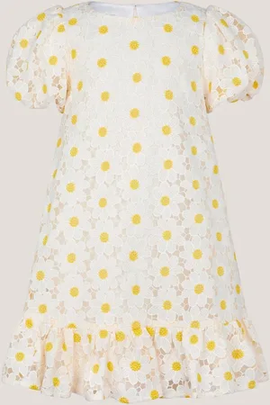 Monsoon Zaria Daisy Lace Swing Dress 10 Years (140cm)