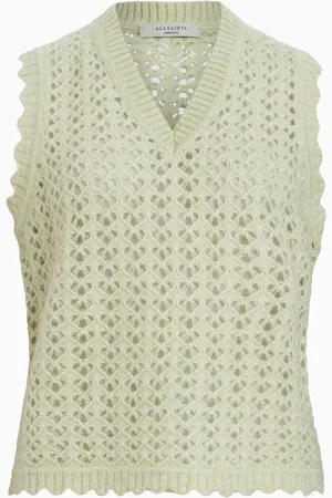 AllSaints AllSaints Green Vivian Tank Top L