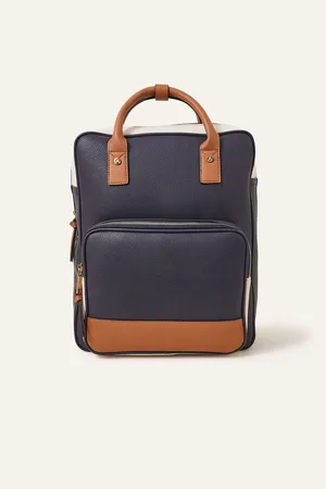 Accessorize Blue Pocket Top Handle Backpack One