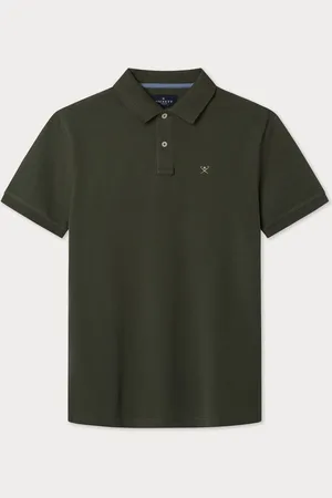 Hackett Slim Fit Linen Piqué Polo XL