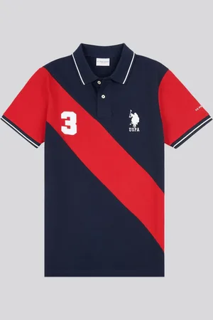 U.S. Polo Assn. U. S. Polo Assn. Mens Sash Pique 100% Cotton Polo Shirt M
