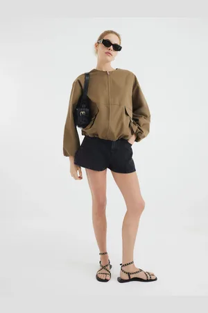 River Island Denim Elasticated A Line 100% Cotton Shorts 6