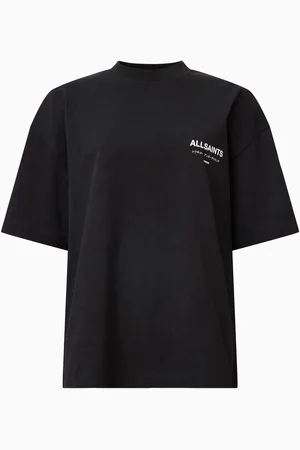 AllSaints AllSaints Black Chrome Underground Etta 100% Organic Cotton T-Shirt L