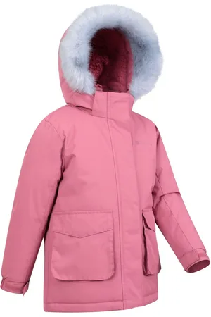 Mountain Warehouse Pink Kids Ranger Plain Water Resistant Jacket 3