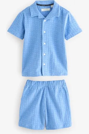 Ted Baker Textured 100% Cotton Shirt And Shorts Set 5 Years (110cm)