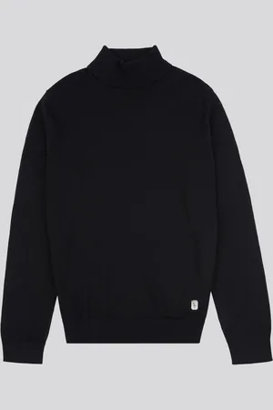 U.S. Polo Assn. U. S. Polo Assn. Black U. S. Polo Assn. Mens Cotton Knit Roll Neck Jumper M