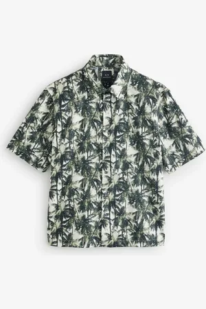 Armani Exchange Printed Short Sleeves 100% Cotton Shirt S