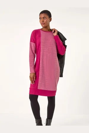 Roman Colour Block Stretch Jumper Dress AU 12