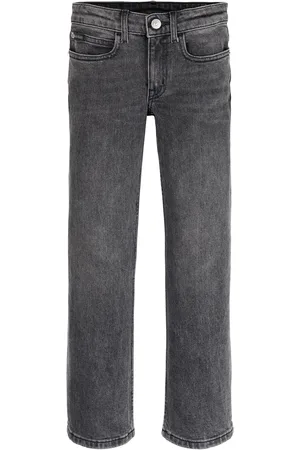 Calvin Klein Black Authentic Mid Rise Straight Jeans 16 Years (176cm)