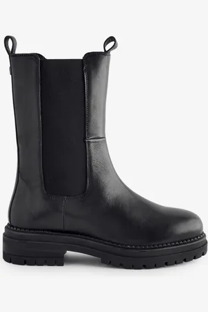 Moda In Pelle Giala Mid Calf Chunky Chelsea Ankle Boots AU 5 (EU 36)