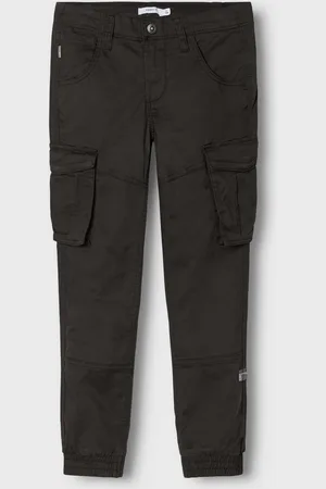 NAME IT Black Boys Cargo Trousers 6 Years (116cm)