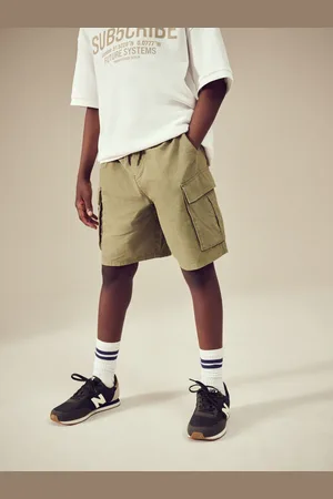 Next Linen Cargo Shorts (3-16yrs) 7 Years (122cm)