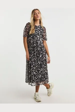 Simply Be Mesh Short Sleve Midi Dress 16