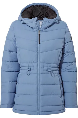 Tog 24 Blue Womens Anthorn Padded Hooded Parka AU 8