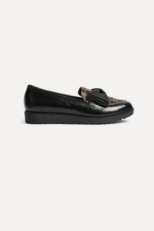 Linzi Cathy Platform Loafers with Large Bow AU 6 (EU 37)