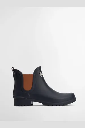 Barbour Navy Blue Wilton Chelsea Wellington Boots AU 10 (EU 42)