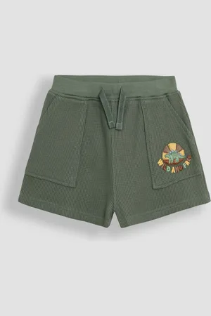 JoJo Maman Bébé Dino Embroidered Textured Shorts 110116cm