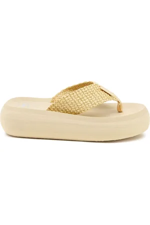 Rocket Dog Natural Sandy Atill Raffia Band Flip Flops AU 6 (EU 37)