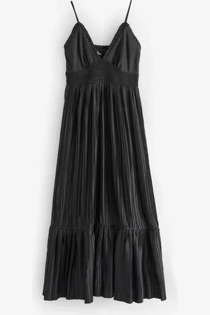 The Kooples V-Neck Sheered Waist Cami Maxi Dress 8