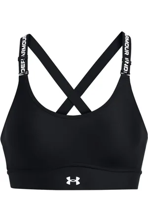 Under Armour Black/White Medium Infinity Support Bra 20-22 D-DD