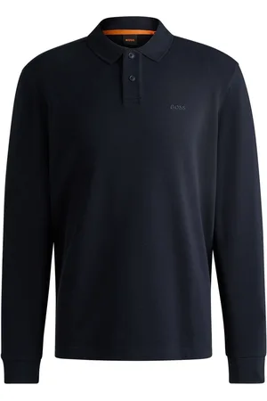 HUGO BOSS Waffle Structured Stretch Cotton Polo Shirt S