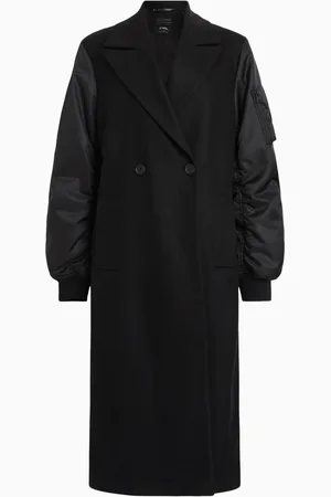 AllSaints AllSaints Black Paulah Coat AU 8