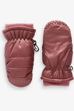 Next Dark Pink Ski Mittens (3mths-6yrs) 1
