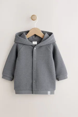 Next Charcoal Grey Baby Jersey Jacket (0mths-2yrs) 3