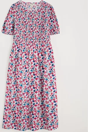 Seasalt Cornwall Petite Meadowsweet Short Sleeve 100% Cotton Dress 10
