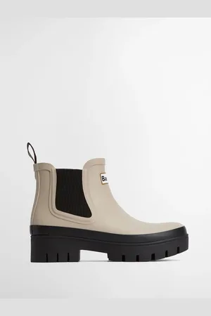 Barbour Cream Halton Chelsea Wellington Boots AU 10 (EU 42)