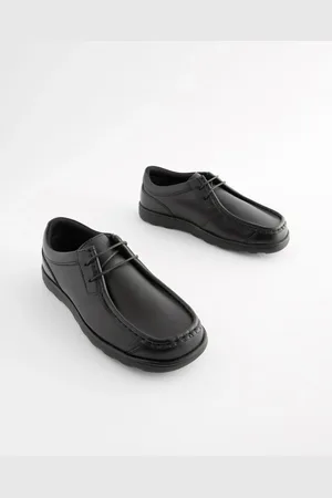 Next Standard Fit (F) School Leather Lace-Up Shoes AU 7 (EU 41)