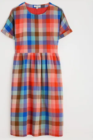 Seasalt Cornwall Secret Cove 3/4 Sleeve Midi Dress AU 16