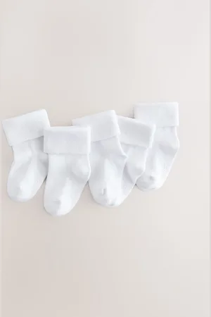 Next White Baby Roll Top Socks (0mths-2yrs) 6