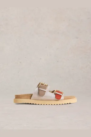 White Stuff Natural Patty Footbed Sandals AU 9 (EU 40)
