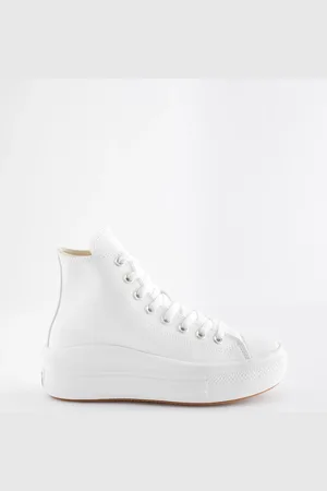 Converse White Chuck Taylor All Star Move Platform Leather AU 6 (EU 37)