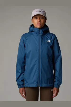 The North Face Light Blue Waterproof Womens Quest Jacket M