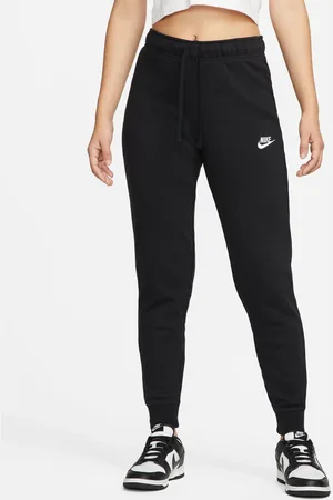 Nike Black Sportswear Club Fleece Mid-Rise Joggers M