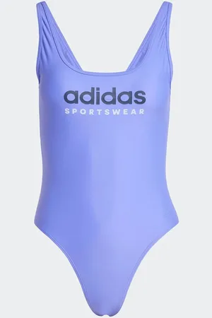 adidas Purple Sportswear U-Back Swimsuit 42
