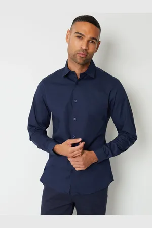 Threadbare Cotton Long Sleeve Shirt With Stretch M