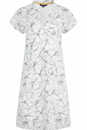 Weird Fish Suffolks 100% Cotton Printed Jersey Dress AU 10