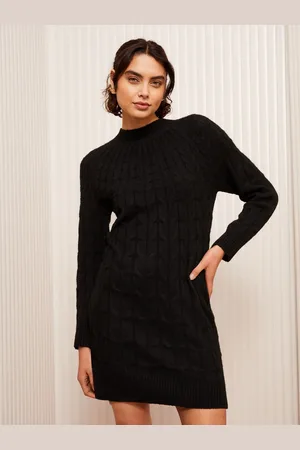 Friends Like These Cable High Neck Mini Dresses AU 14