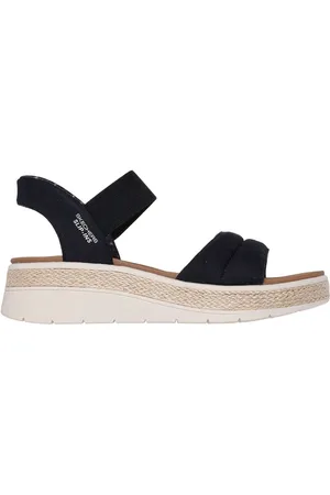 Skechers Black Gold Bobs Sun Ray Slip In Sandals AU 6 (EU 37)