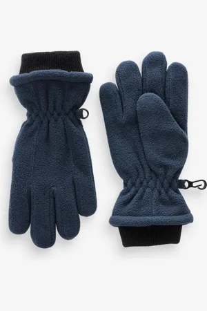 Next Navy Blue Fleece Gloves (3-16yrs) 3